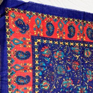 30in x 30in New w/out tags 100% Acrylic Paisley Scarf made in Japan